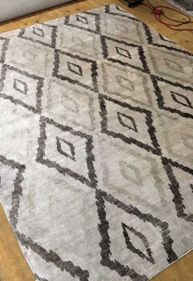 Viscose Rug Before and After