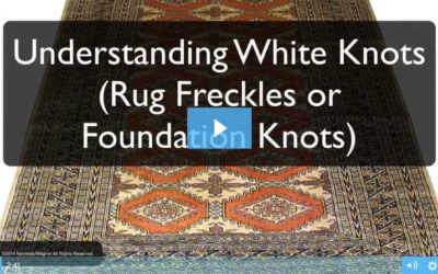 Understanding White Knots in Your Rugs